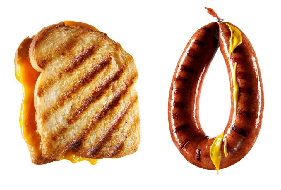 Lucas Zarebinski photography - Grilled Cheese / Sausage